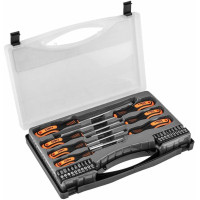 Викрутки Neo Tools 20 біт, SL,PH,Torx,H, сталь CrV, кейс набір 27шт