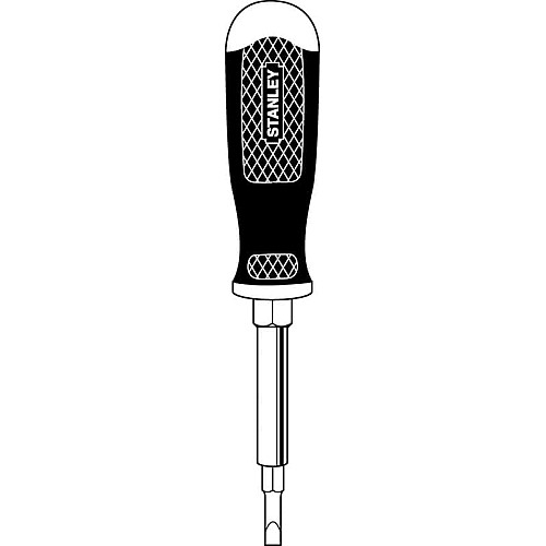 Отвертка Stanley 6 Way битодержатель 1/4