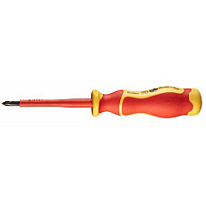 Викрутка Neo Tools хрестова, діелектрична, PH1x80мм, сталь S2