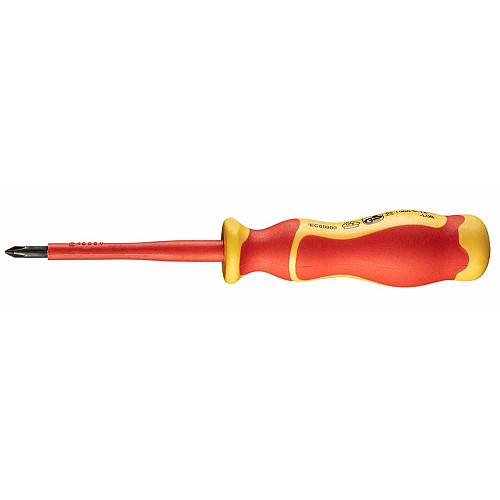 Викрутка Neo Tools хрестова, діелектрична, PH1x80мм, сталь S2