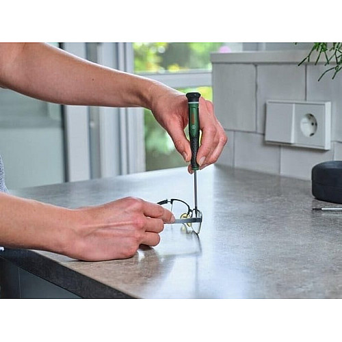 Отвертка прецизионная Bosch SL, PH, TX, HEX, сталь CrV, набор 13шт
