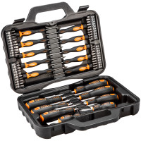 Викрутки Neo Tools 40 біт, SL,PH,Torx,H, сталь S2, кейс, набір 58шт
