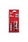 Викрутка Milwaukee, 8 насадок, руків'я двокомпонентне, PH1,PH2,PZ1,PZ2,T15,SL 0.6x4.5,SL 1.2x6.5мм