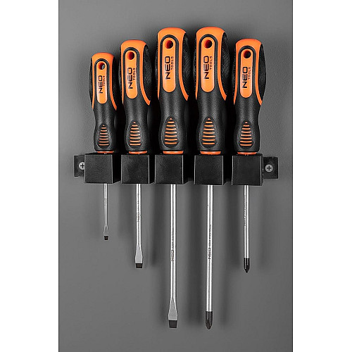 Викрутки Neo Tools SL,PH, сталь CrV, набір 5шт