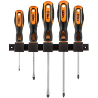 Викрутки Neo Tools SL,PH, сталь CrV, набір 5шт