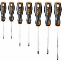 Викрутки Neo Tools SL,PH, сталь S2, набір 7шт