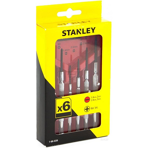 Викрутки Stanley Watchmaker прецизійні, SL,PH, набір 6шт