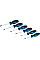 Отвертка Bosch Professional Torx T10х75, T15х75, T20x100, T25x100, T30x125, T40x125мм набор 6шт