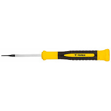 Викрутка TOPEX Torx, прецизійна, T5x50мм, сталь CrV