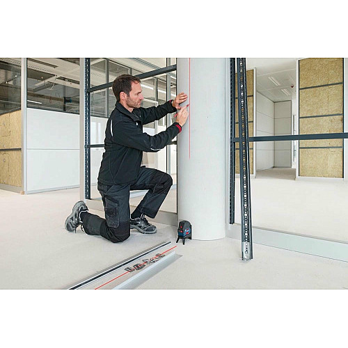 Нивелир лазерный Bosch Professional GCL2-50 до 20м ±0.3мм/м красный луч +RM1+BM3 чехол мишень кейс IP54 0.6кг