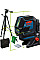 Нівелір лазерний Bosch Professional GCL 2-50 G до 15м ±0.3мм/м зелений промінь з штативом BT 150 тримачем RM 10 чохлом мішенню 0.58кг