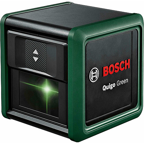 Нивелир лазерный Bosch Quigo Green до 12м ±0.6мм/м зеленый луч 1.098кг