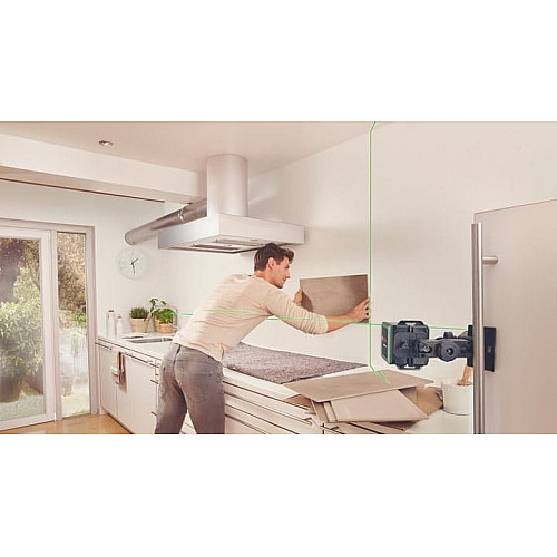 Нивелир лазерный Bosch Quigo Green точность до 12м±0.8мм/м зеленый луч 0.27кг