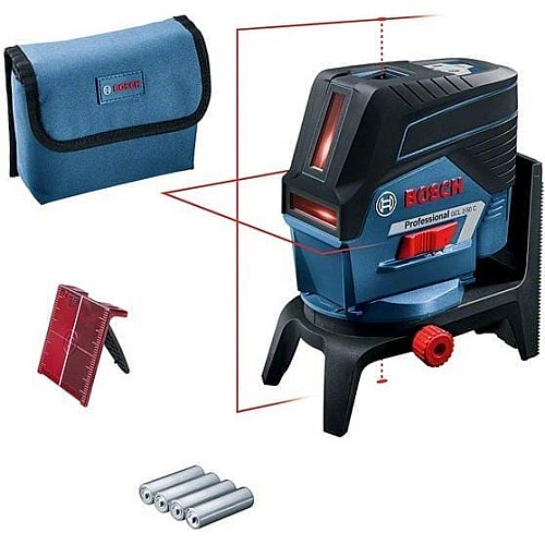 Нивелир лазерный Bosch Professional GCL2-50C до 20м ±0.3мм/м красный луч +RM2 чехол IP54 0.6кг
