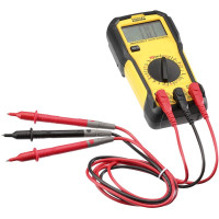 Мультиметр цифровий Stanley FatMax, 0-600В, широкий РК-дисплей
