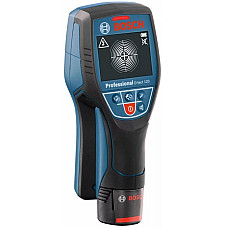 Детектор акумуляторний Bosch Professional D-tect 120, 12В, акб 1.5А·год, до120мм, ±10мм, L-BOXX 136, 0.5кг