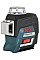 Нивелир лазерный Bosch Professional GLL 3-80 C 12В акб1х2.0А·час до 24м/120м ±02мм/м красный луч +LR7 +BM1 L-Boxx IP 54