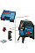 Нивелир лазерный Bosch Professional GCL2-50 до 20м ±0.3мм/м красный луч +RM1+BM3 чехол мишень кейс IP54 0.6кг
