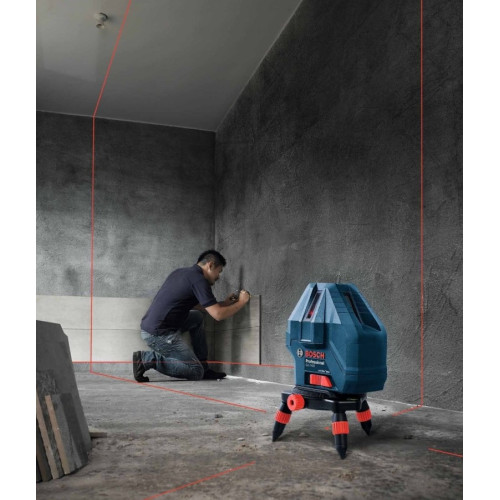 Нiвелiр лазерний Bosch Professional GLL 3-15X до 15м ±0.2мм/м зелений промінь 1 точка прямовису