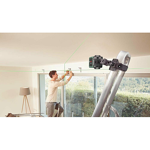 Нивелир лазерный Bosch Quigo Green до 12м ±0.6мм/м зеленый луч 1.098кг