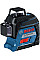 Нівелір лазерний Bosch Professional GLL 3-80 до 30м ±0.3мм/м червоний промінь з приймачем 120м 0.82кг