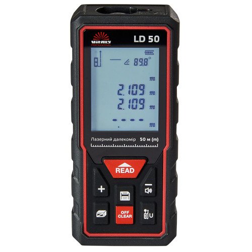 Далекомір лазерний Vitals Professional LD 50 , 0.05–50м, ±3мм, 0.17кг