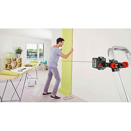 Нивелир лазерный Bosch Quigoдо до 12м ±0.6мм/м красный луч1.1кг