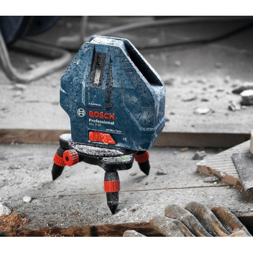 Нiвелiр лазерний Bosch Professional GLL 3-15X до 15м ±0.2мм/м зелений промінь 1 точка прямовису