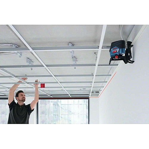 Нивелир лазерный Bosch Professional GCL2-50C до 20м ±0.3мм/м красный луч +RM2 чехол мишень кейс IP54 0.6кг