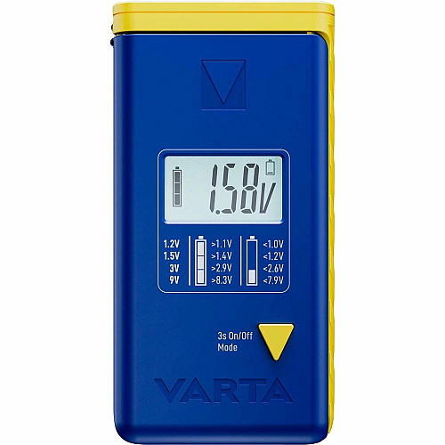 Цифровой тестер Varta LCD цифровой тестер батареек