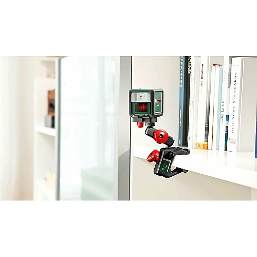 Нивелир лазерный Bosch Quigoдо до 12м ±0.6мм/м красный луч1.1кг