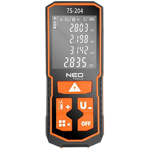 Дальномер лазерный Neo Tools, 0.05-60м, ±2мм, 0.096кг