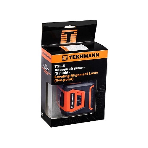 Нивелир лазерный Tekhmann TSL-5 до 10м ±0.4мм/м красный луч