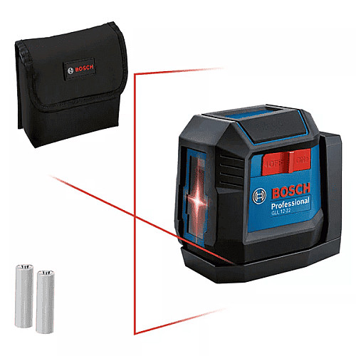 Нивелир лазерный Bosch Professional GLL 12-22 до 12м 0.3мм/м красный луч чехол 0.35кг