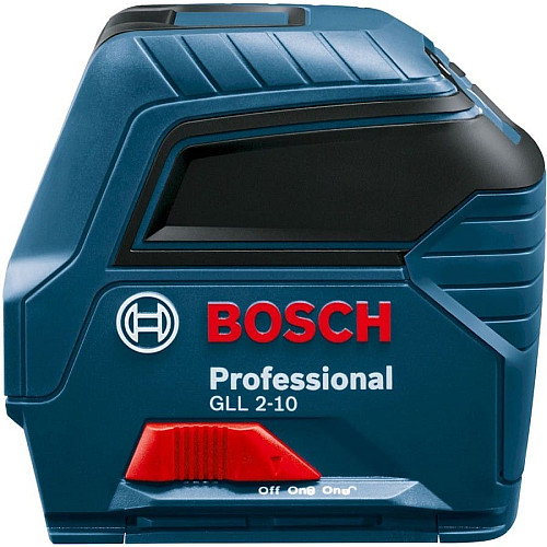 Нивелир лазерный Bosch Professional GLL 2-10 до 10м ±0.3мм/м красный луч IP 54