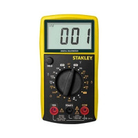 Мультиметр цифровий Stanley, 0-300В, широкий РК-дисплей