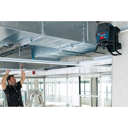 Нивелир лазерный Bosch Professional GCL 2-15 до 15м ±0.3мм/м красный луч + RM1+BM3 clip+кейс 0.5кг
