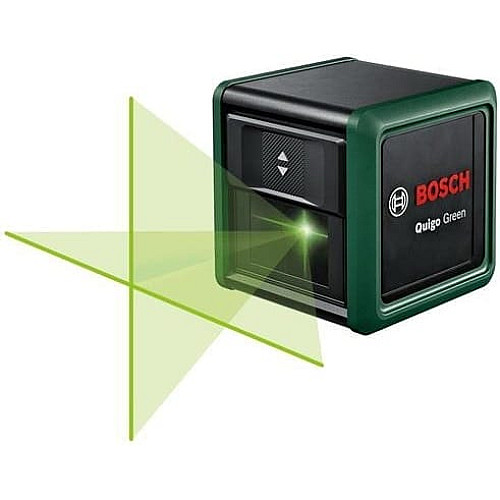 Нивелир лазерный Bosch Quigo Green точность до 12м±0.8мм/м зеленый луч 0.27кг