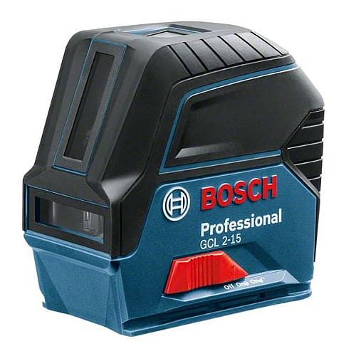 Нивелир лазерный Bosch Professional GCL 2-15 до 15м ±0.3мм/м красный луч + RM1+BM3 clip+кейс 0.5кг