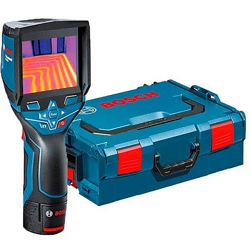 Термодетектор аккумуляторный Bosch Professional GTC 400 C, 12В, акб 1х2А·час, -10°C…+400°C, ±3,0°C, IP53, ЗУ, 0.5кг