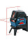 Нивелир лазерный Bosch Professional GCL2-50 до 20м ±0.3мм/м красный луч +RM1+BM3 чехол мишень кейс IP54 0.6кг