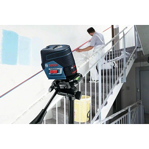 Нивелир лазерный Bosch Professional GCL2-50C до 20м ±0.3мм/м красный луч +RM2 чехол мишень кейс IP54 0.6кг