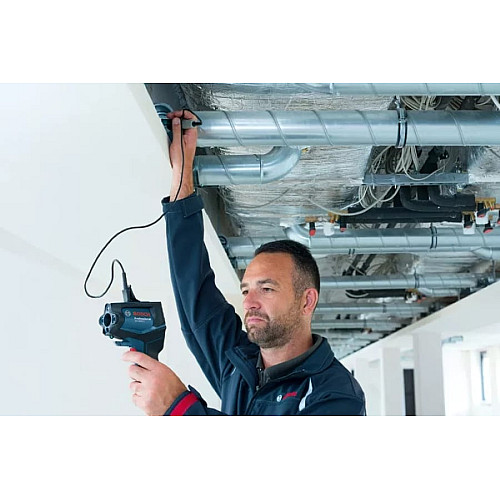 Термодетектор аккумуляторный Bosch Professional GIS 1000 C, 12В, акб 1х2Ач, -40°C…+1000°C, ±1.0°C, IP54, 0.1–5м, 0.54кг, кейс