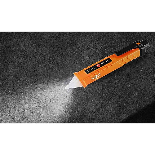Детектор напряжения Neo Tools, 12-1000В, кат.1000В, 2АААх1.5В, 0.056кг