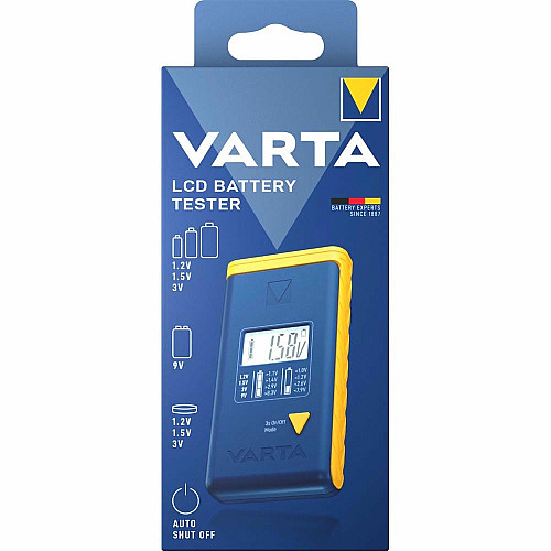Цифровой тестер Varta LCD цифровой тестер батареек