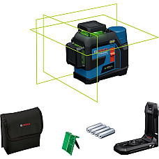 Нівелір лазерний Bosch GLL 12V-100-33 CG 12В/4АА до 30м ±0.3мм/м зелений промінь чохол 1.76кг