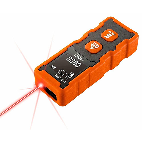 Далекомір лазерний Neo Tools, 0.2-20м, ±2мм, 0.2кг