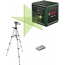 Нівелір лазерний Bosch Quigo Green до 12м ±0.6мм/м зелений промінь 1.098кг