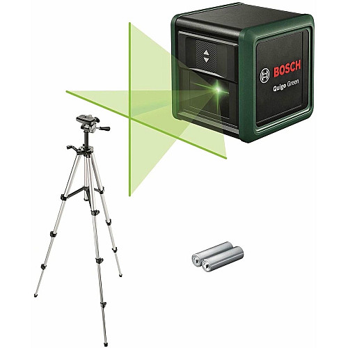 Нивелир лазерный Bosch Quigo Green до 12м ±0.6мм/м зеленый луч 1.098кг