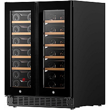 Холодильник Philco для вина, 87x60x57, холод.відд.-116л, зон - 2, бут-40, диспл, підсвітка, чорний